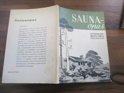 SAUNAOPAS -käytännöllisä ohjeita saunan rakentajalle