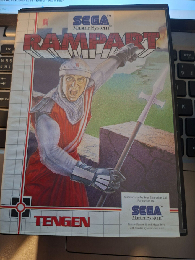 Sega Master System Rampart CIB
