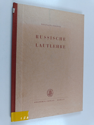 Wolfgang Steinitz : Russische Lautlehre