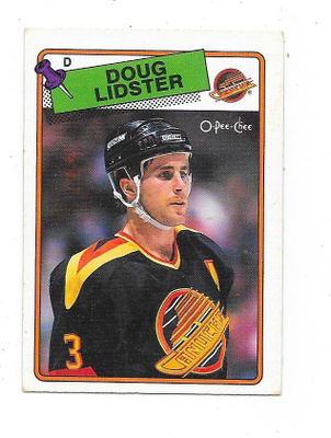 1988-89 OPC #228 Doug Lidster , Vancouver Canucks