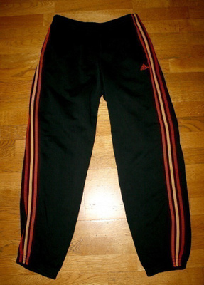 Adidas mustat collegehousut M