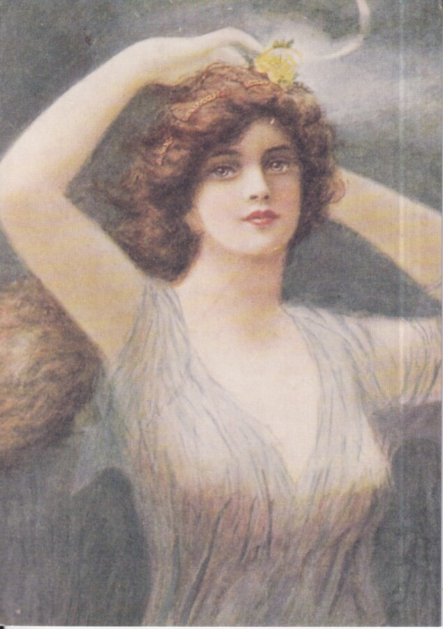 Nainen, "My thoughts are with you to-night"  1918   e57