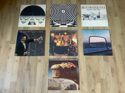 Blue Öyster Cult -yhtyeen vinyylilevykokoelma, 24 x LP’s