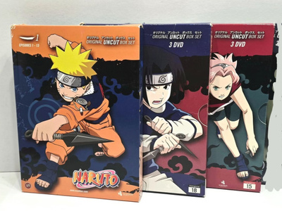 DVD - Naruto Uncut 1-3 (jaksot 1-3p)