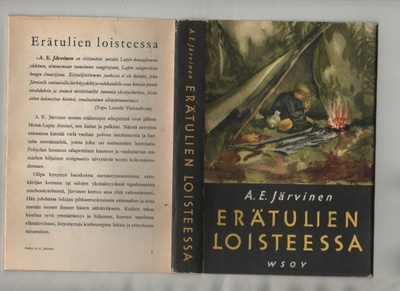 Järvinen: Erätulien loisteessa, WSOY 1955, 1.p., skp., K3 +