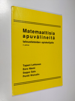 Matemaattisia apuvälineitä taloustieteiden opiskelijalle