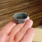 Nukkekoti miniatyyri pieni rustiikkinen saavi 1:12 - pikkukuva 3