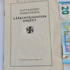 VANHA Ohjeet Lotta Svärd Lääkintäjaosto 1933 - pikkukuva 1