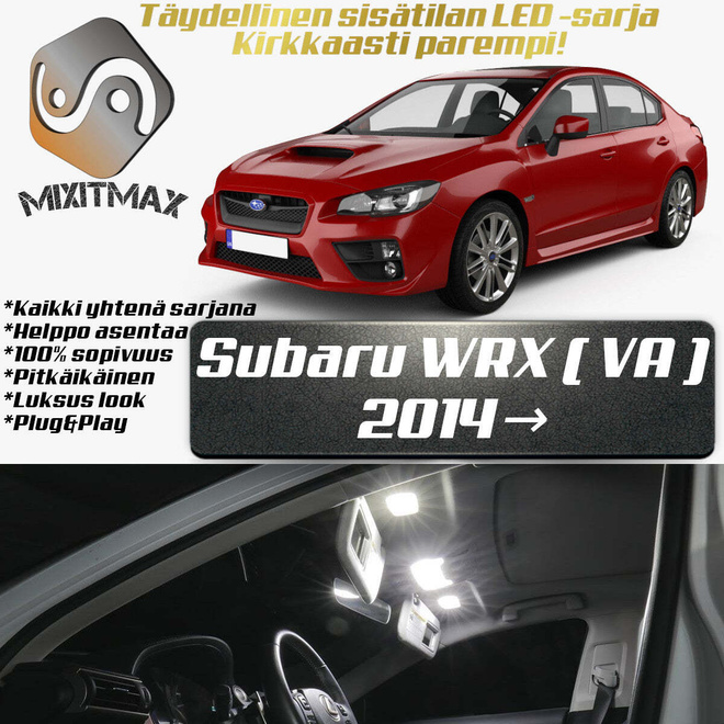 Subaru WRX (VA) Sisätilan LED-sarja 8-osainen