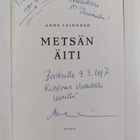 Anne Leinonen : Metsän äiti (signeerattu, tekijän omiste) - pikkukuva 3