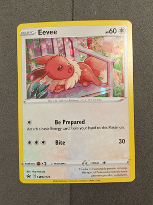 Eevee SWSH175 Cosmo Holo Black Star Promo