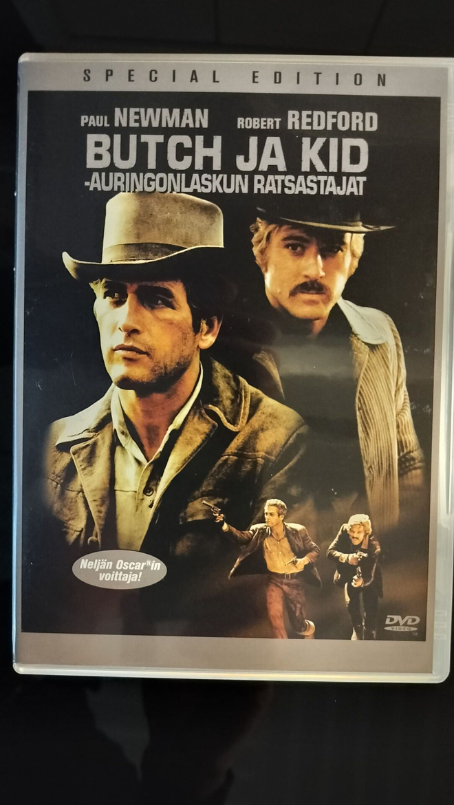 Butch ja Kid Auringonlaskun Ratsastajat DVD