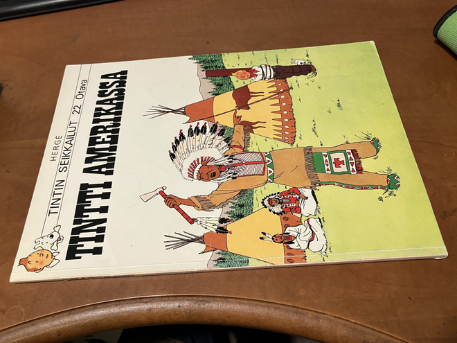TINTIN SEIKKAILUT 22 TINTTI AMERIKASSA HYVÄ