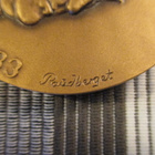 H.M. Kong Olav V 1903-1983 80 ÅR mitali /Raudberget ,1983. - pikkukuva 3