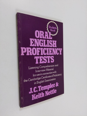 J. C. Templer : Oral English proficiency tests