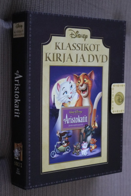 Kirja ja DVD Disney klassikot 1 Aristokatit
