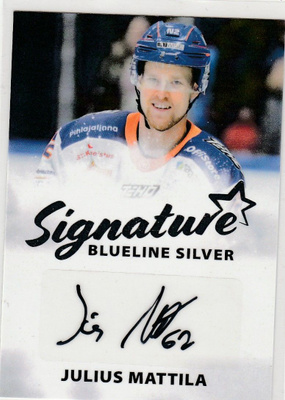 2024/25 Bluelinen Silver signature Mattila , Tappara
