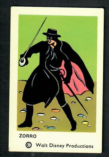 Keräilykuva - Zorro Walt Disney Productions