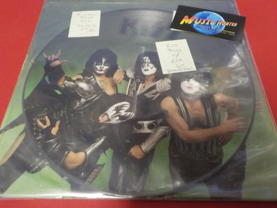 KISS - THE BEST OF LIVE EX-/EX- KUVALEVY 10''