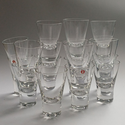 Aarne snapsilasi 18kpl, Göran Hongell, Iittala
