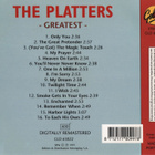 The Platters - 1992 - Greatest - CD - pikkukuva 2
