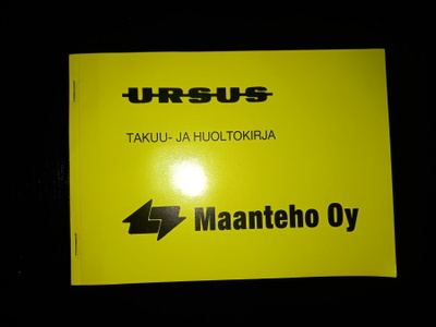 Ursus takuu- ja huoltokirja