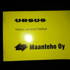 Ursus takuu- ja huoltokirja - pikkukuva 1