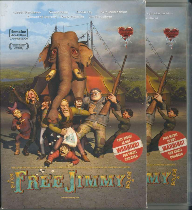 FREE JIMMY - Suomalainen DVD 2006/2008 - aikuisten animaatio