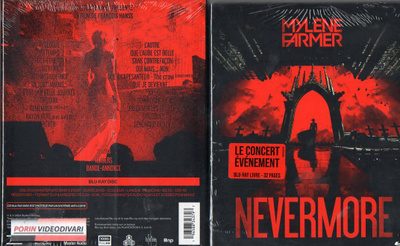 mylene farmer nevermore (9 845) UUSI BLU-RAY digiback, l