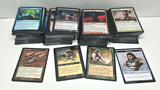 MTG - 470kpl foil common/uncommon kortteja (pre-2020)