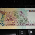 Brasilia Brazil 500 cruzeiros 1990 P226b UNC - pikkukuva 2