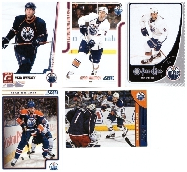 5 x RAYN WHITNEY Edmonton Oilers