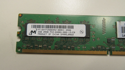 Micron 2GB PC2-6400U DDR2-800MHz