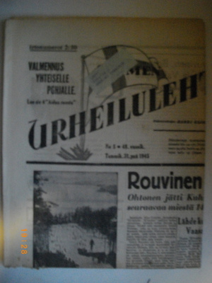 Suomen Urheilulehti Nro 5/1945 (25.2)