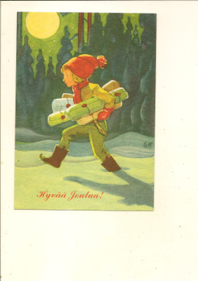 FORSSTRÖM ,,,, TONTTU JA PAKETIT ,,,, KULKEMATON