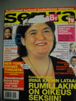 Seura lehti Nro 43/2001. (18.3)
