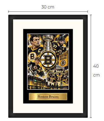 Uusi Boston Bruins NHL art print Limited Edition