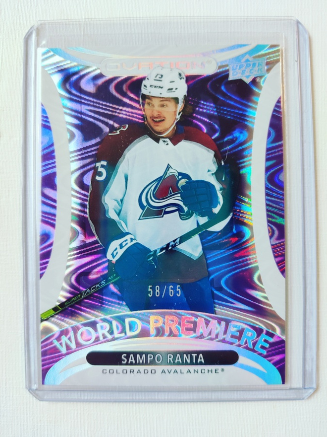 Sampo Ranta - 21-22 UD Ovation World Premiere Purple /65