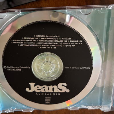 JeanS: Avojaloin cd