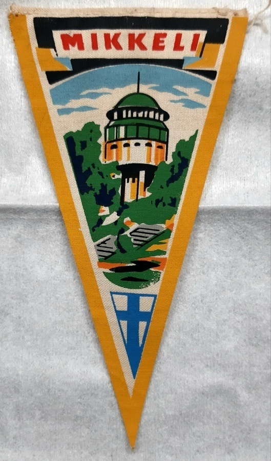 Mikkeli vintage pieni matkailuviiri.