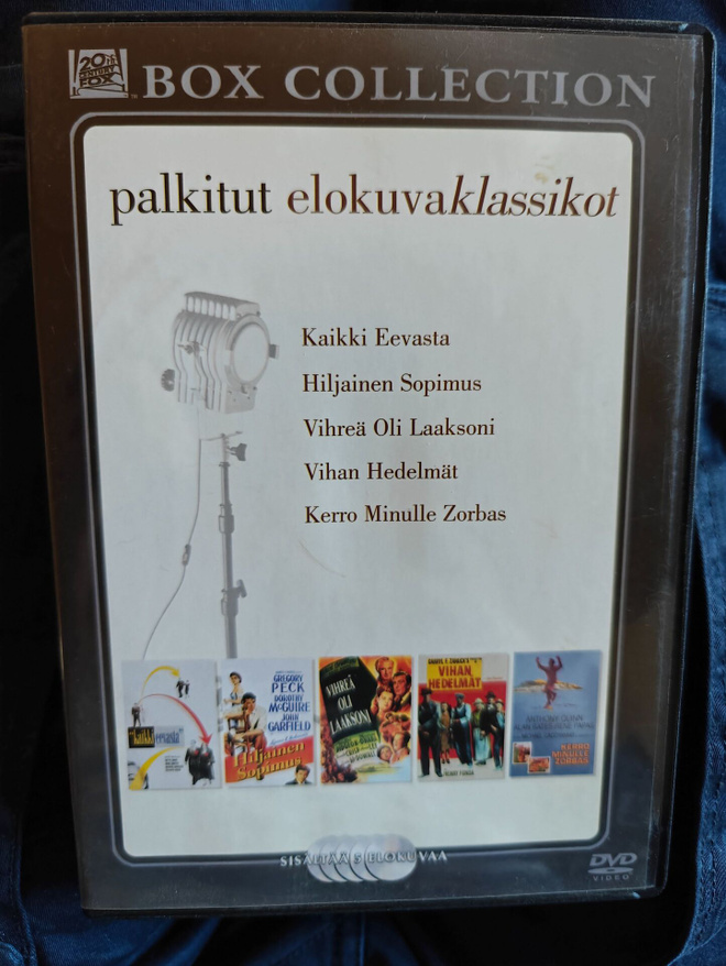 Palkitut elokuvaklassikot 5DVDBOX Suomijulkaisu