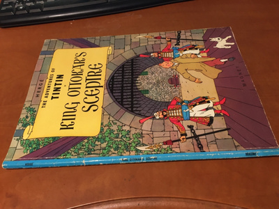 HERGE TINTIN KING OTTOKARS SCEPTRE