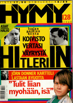 Hymy n:o 18 1989 Eija & Pauli. Kaisa. Eila Torvela. Rainer.