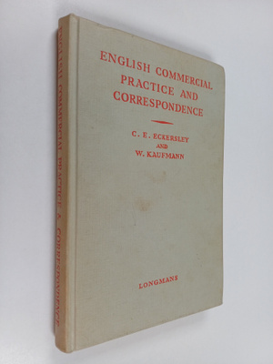 C. E. Eckersley : English commercial practice and corresp...