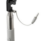 Epzi Selfie-varsi, 3.5mm, 22-99.5cm, iOS/Android,harmaa UUSI - pikkukuva 1