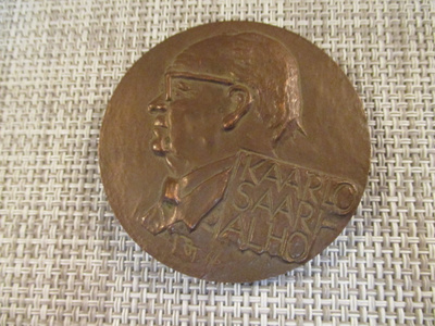Kaarlo Saarialho  mitali 1966 / Jaakko Tolvanen.