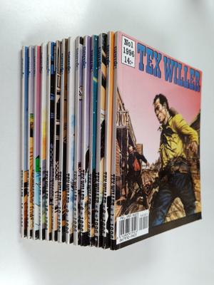 Tex Willer vuosikerta 1996 (puuttuu nrot 3 ja 7)