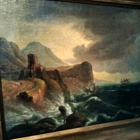 Tunnelmallinen öljymaalaus ”Haaksirikko” n. 1880 - pikkukuva 2
