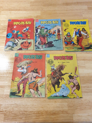 Pecos Bill-lehdet vuodelta 1961 (5 kpl)