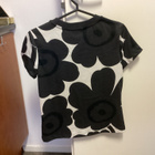 Marimekko Heleys Unikko t-paita musta-valkonen-harmaa XS - pikkukuva 4